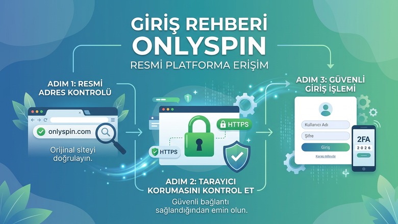 OnlySpin Giriş Rehberi - Adım Adım Nasıl Giriş Yapılır